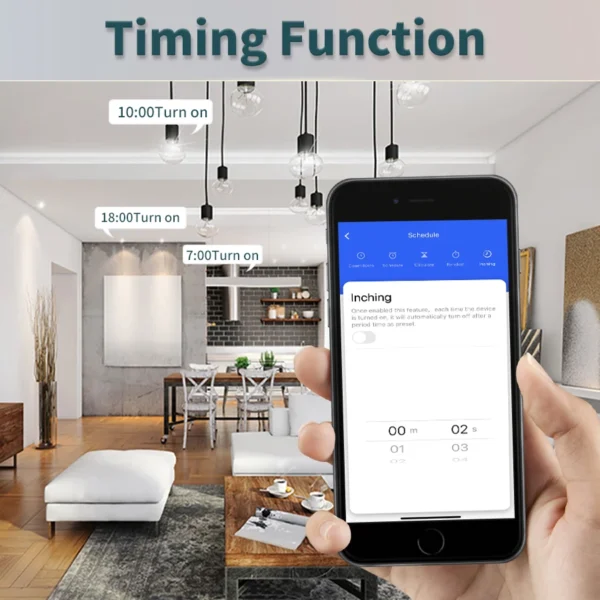 Tuya Smart WiFi Switch RF 433MHz Wireless Light Switch 1/2/3Gang Wall Switch Smart Life APP Voice Control With Alexa Google Home - Image 5